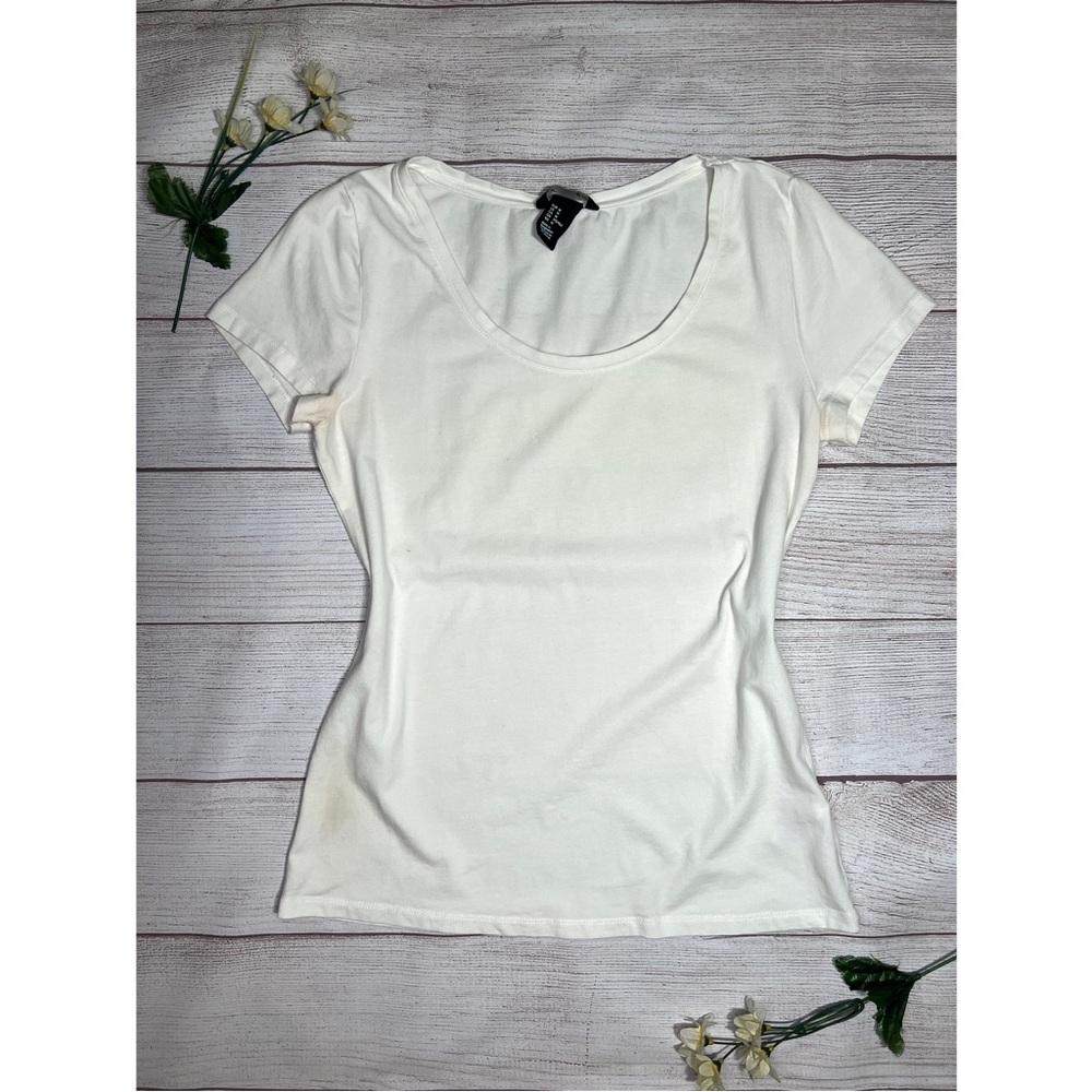 H&M Round Neck Short Sleeve Top
